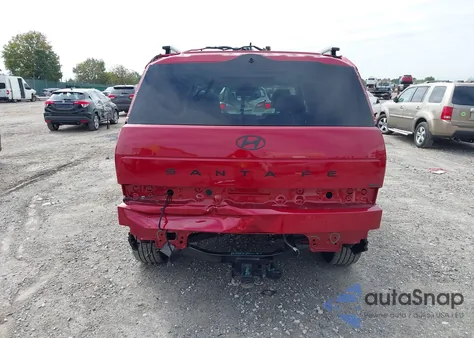 2025 Hyundai Santa Fe Calligraphy из США, поврежденный, VIN 5NMP5DGL8SH091626